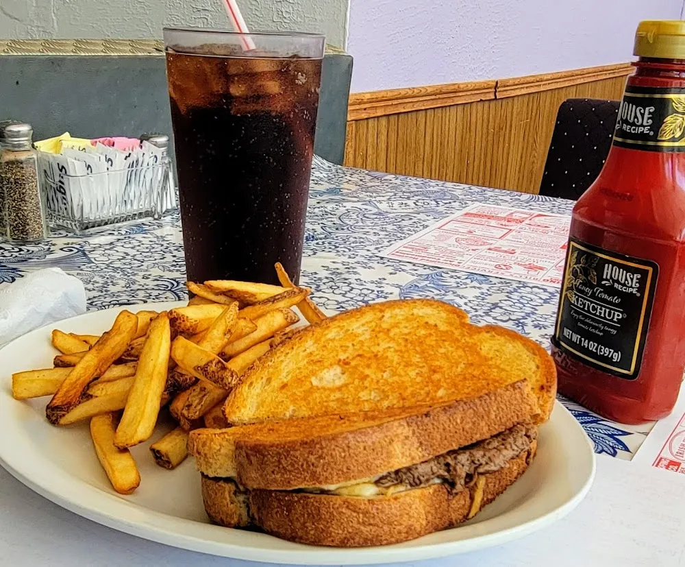 Grilled Cheese on Homestyle Bread with Fries