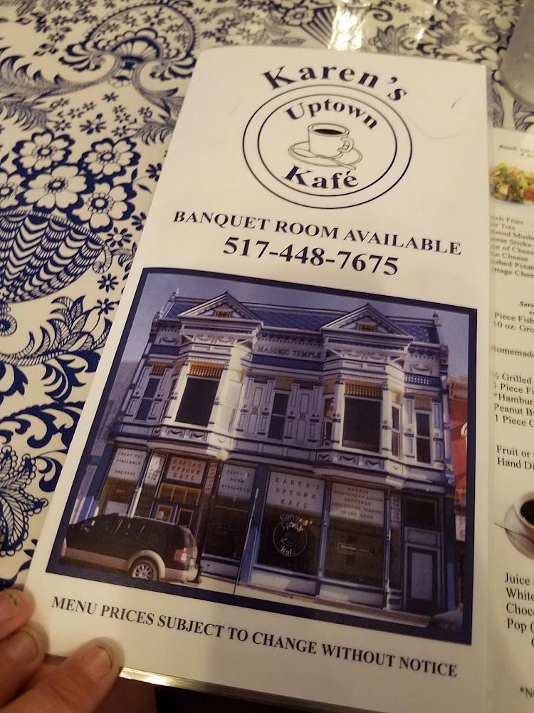 Karen's Uptown Kafe Menu image 4